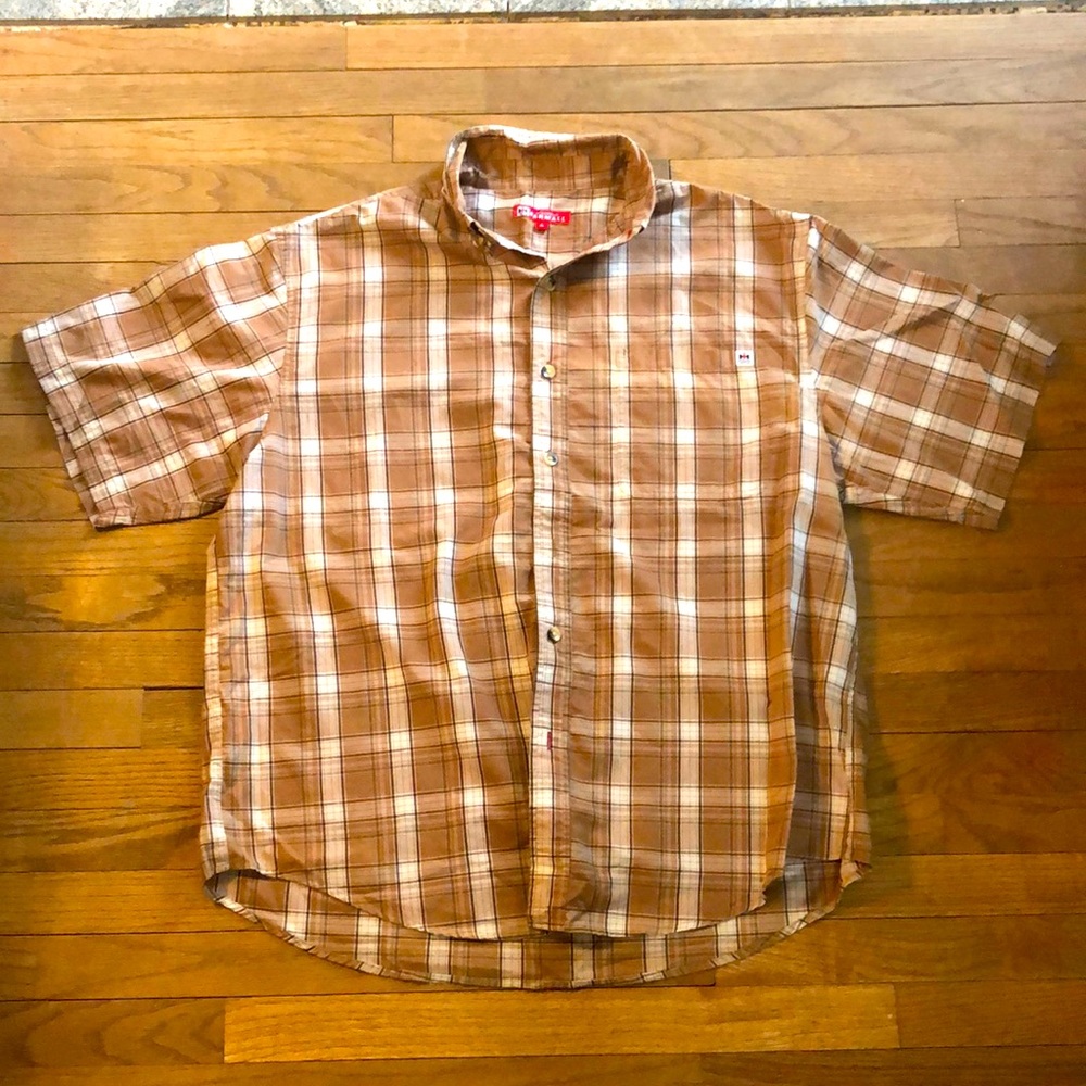 McCormick. Farm all ( I H )Plaid Short Sleeve Shirt